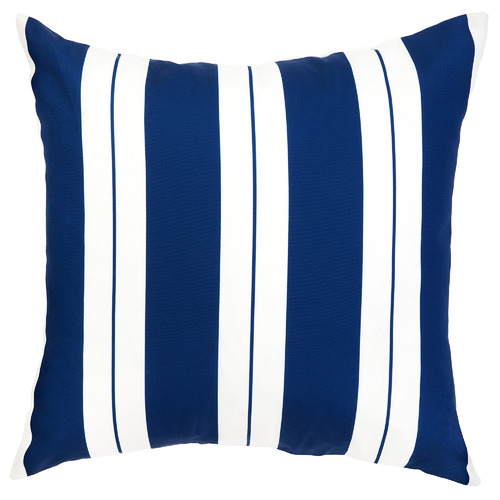 Blue striped hot sale outdoor cushions